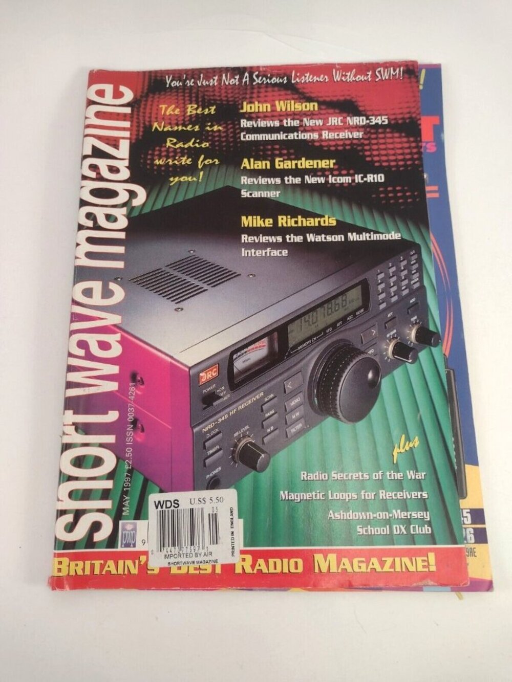 Shortwave Magazine May 1997 British Receiver Scanner Interface Radio